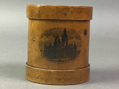 Lot 197 - MAUCHLINE WARE MONEY BOX