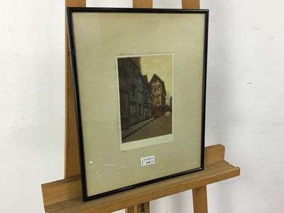 Lot 159 - TWO COLOURED ETCHINGS