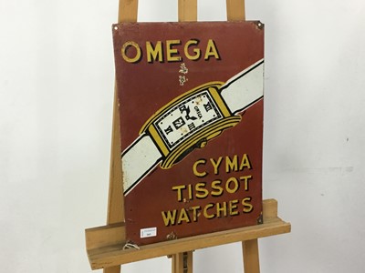 Lot 161 - ENAMEL WATCH SIGN