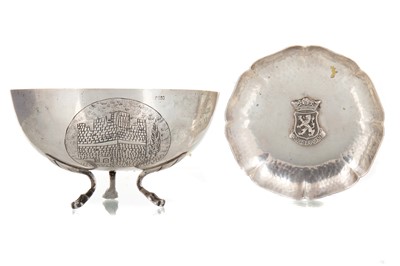 Lot 733 - CONTINENTAL SILVER BONBON OR SWEETMEAT DISH