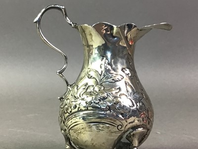 Lot 417A - GEORGE III SILVER CREAM JUG