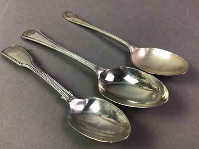 Lot 168 - COLLECTION OF SILVER SPOONS