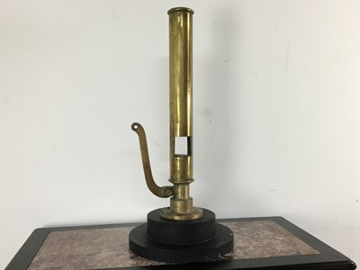 Lot 744 - VICTORIAN BRASS STEAM WHISTLE