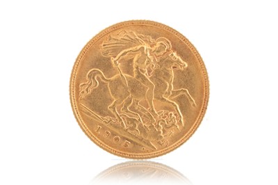 Lot 13 - EDWARD VII HALF SOVEREIGN