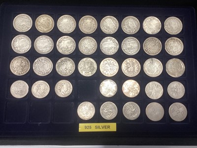 Lot 20 - COLLECTION OF BRITISH SILVER AND OTHER COINS