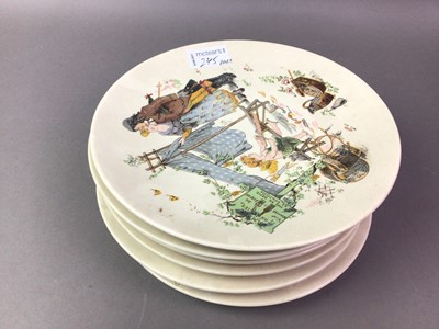 Lot 245 - SET OF SIX SARREGUIMAS PLATES