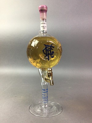 Lot 255 - LIMITED EDITION RANGERS MALT WHISKY BOTTLE WITH TAP