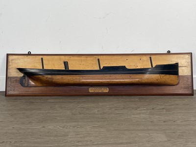 Lot 755 - VICTORIAN HALF BLOCK MODEL OF THE SS"H.O.Y. HEAD"