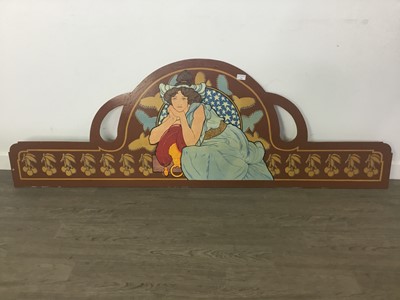 Lot 266 - ANDREW NEILSON, ART NOUVEAU STYLE PAINTED PANEL