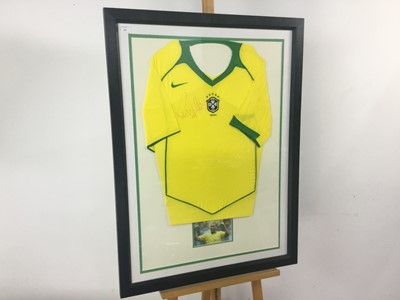 Lot 269 - RONALDO, SIGNED BRAZIL SHIRT