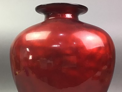 Lot 291 - SPANISH GLASS VASE