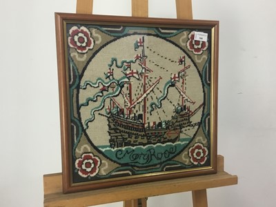 Lot 300 - TAPESTRY OF THE MARY ROSE