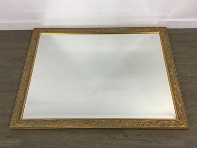 Lot 326 - MODERN GILT FRAMED WALL MIRROR