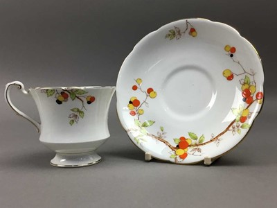 Lot 336 - PARAGON 'ORCHARD' PATTERN PART TEA SERVICE