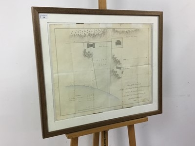 Lot 320 - ORIGINAL DRWAING PLAN OF GROUND AT ULVA