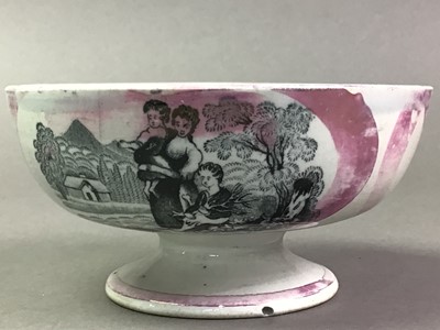 Lot 352 - VICTORIAN SUNDERLAND LUSTRE FOOTED BOWL