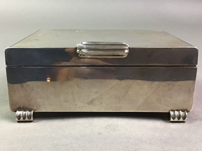 Lot 372 - TWO SILVER CIGARETTE BOXES