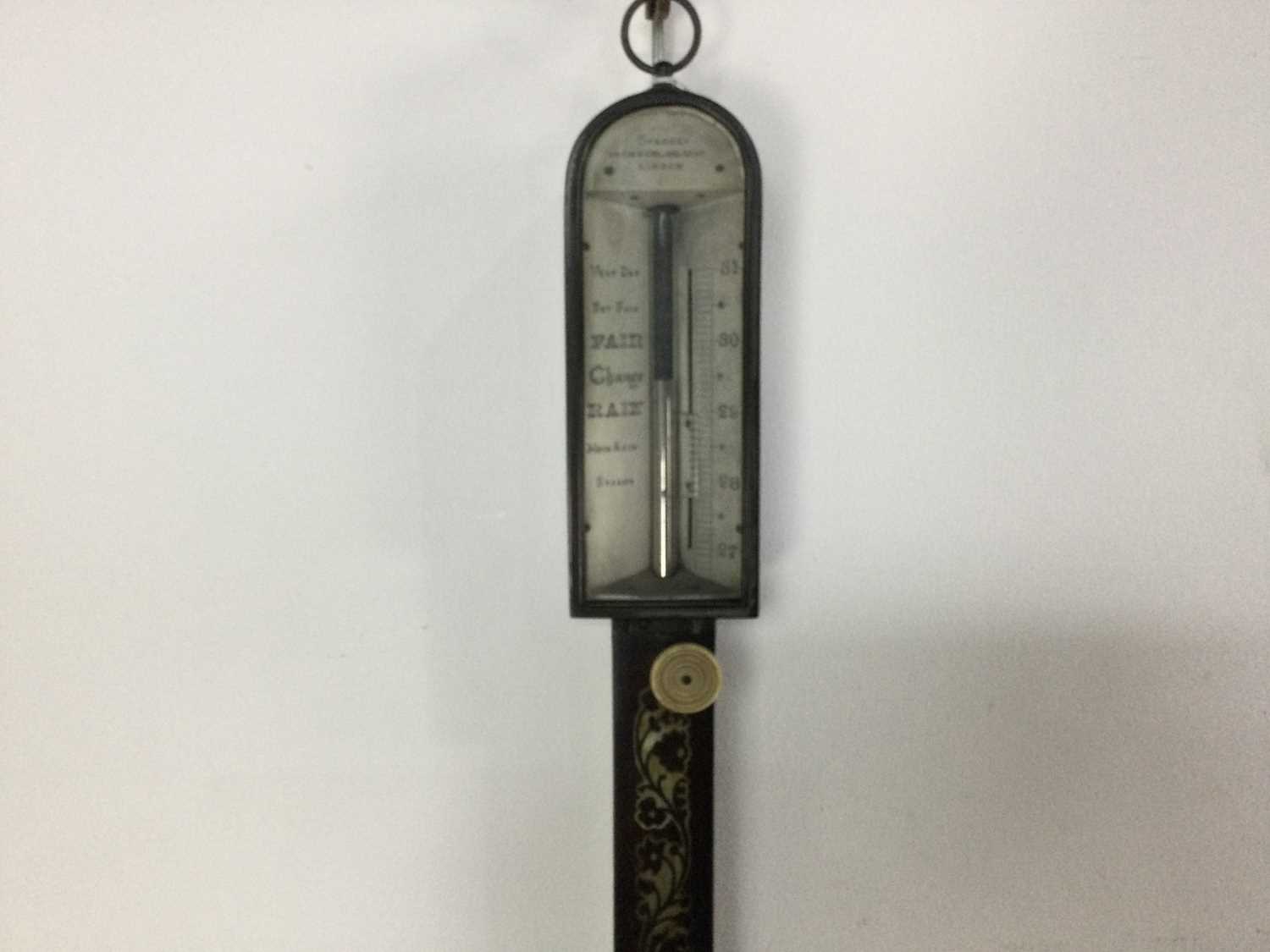 Lot 601 - SPENCER BROWNING & RUST OF LONDON, MARINE STICK BAROMETER
