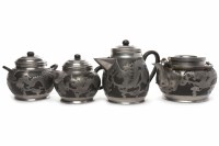 Lot 249 - EARLY 20TH CENTURY CHINESE FOUR PIECE TEA...