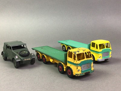 Lot 390 - TWO DINKY LEYLAND OCTOPUS DIE CAST VEHICLES