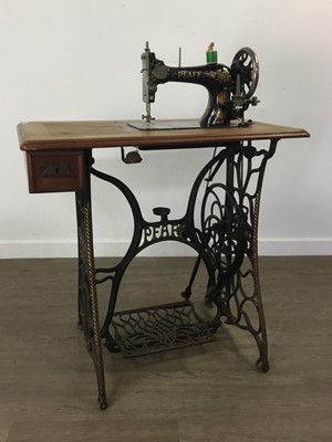 Lot 397 - PFAFF TREADLE SEWING MACHINE