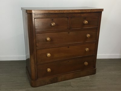 Lot 415 - VICTORIAN MAHOGANY CHEST OF DRAWERS