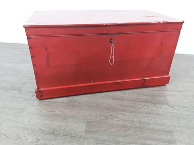 Lot 435 - PINK BLANKET CHEST