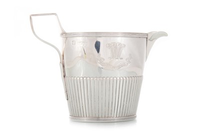 Lot 226 - VICTORIAN SILVER CREAM JUG