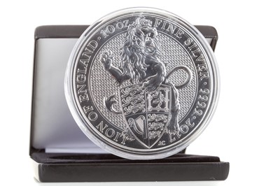 Lot 31 - THE QUEEN'S BEASTS TEN OUNCE £10 COIN