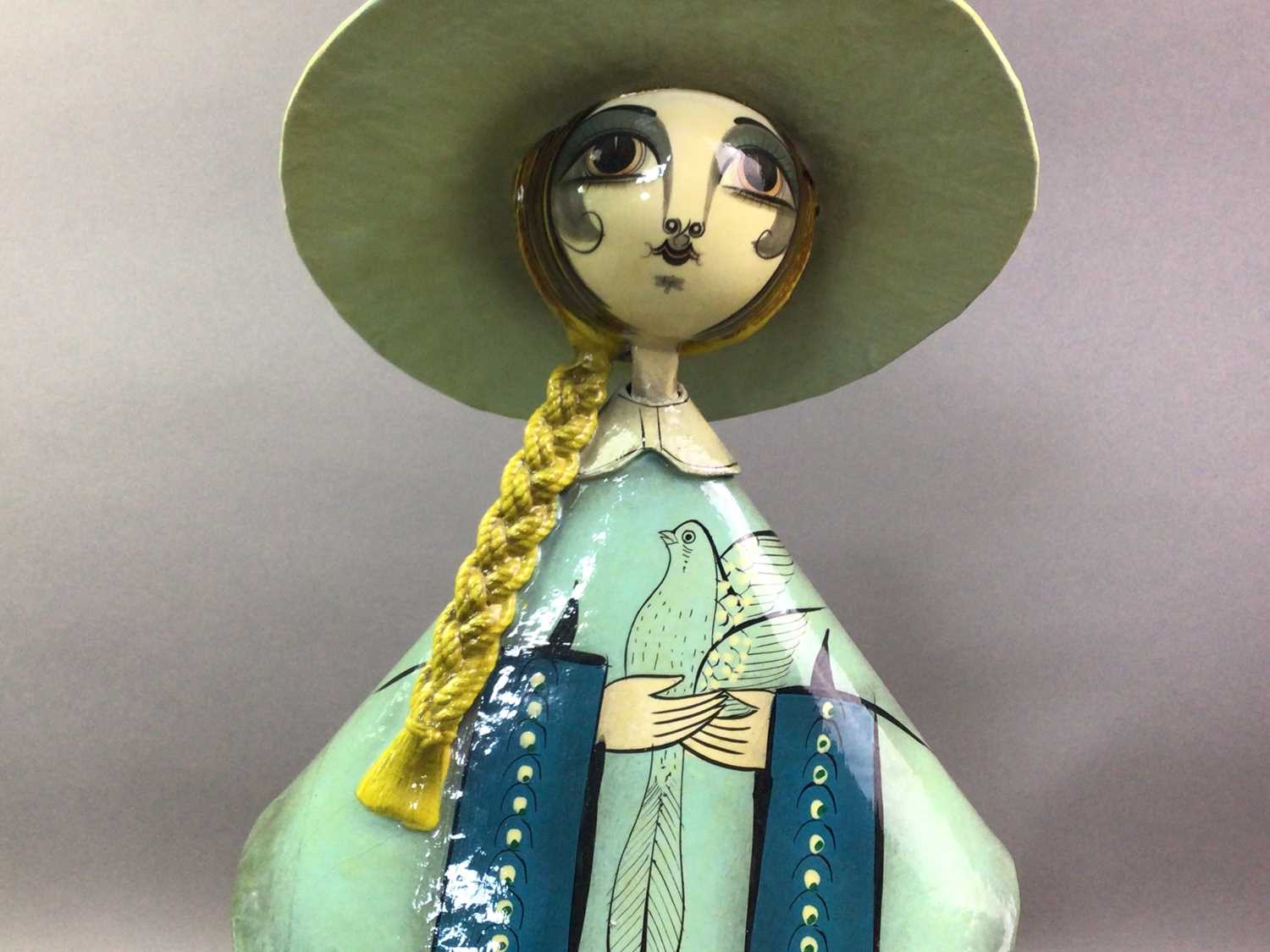 Lot 532 - MEXICAN FOLK ART PAPIER MACHE DOLL