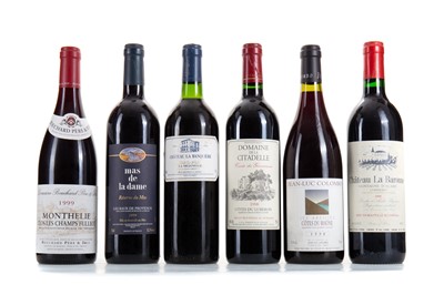 Lot 611 - 6 BOTTLES OF FRENCH RED WINE