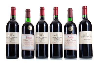 Lot 613 - 6 BOTTLES OF FRENCH RED WINE FROM THE BORDEAUX REGION