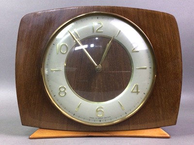 Lot 548 - SMITHS, ART DECO WALNUT MANTEL CLOCK