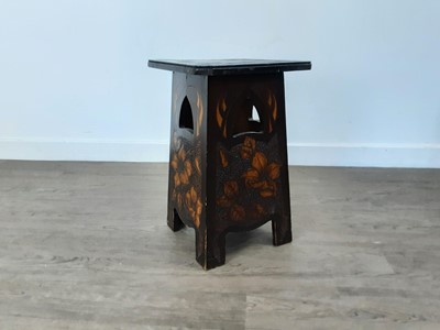 Lot 543 - POKERWORK SIDE TABLE