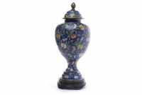 Lot 281 - EARLY 20TH CENTURY CHINESE CLOISONNE VASE WITH...