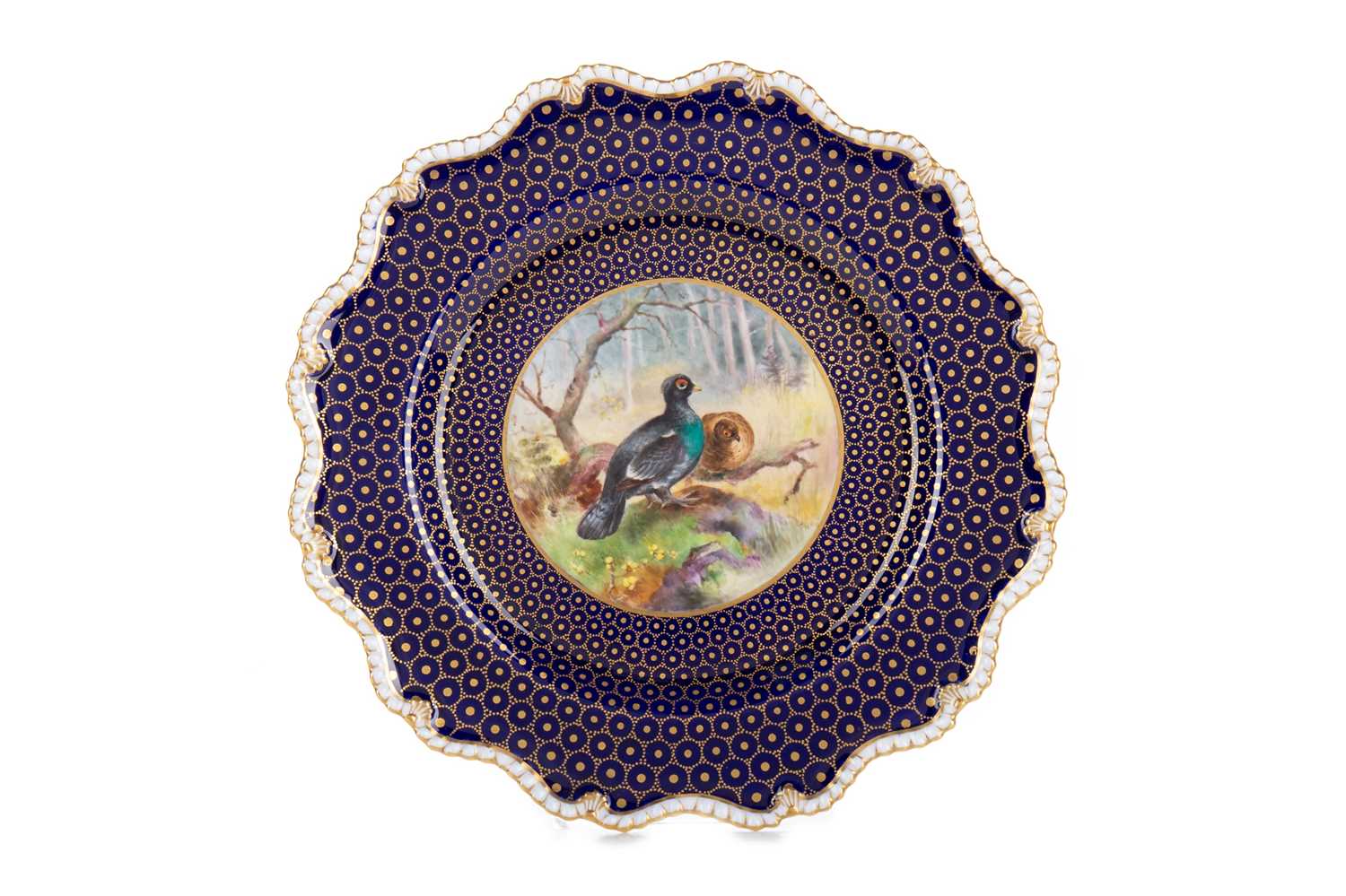Lot 762 - ROYAL WORCESTER CIRCULAR SHAPED CABINET PLATE