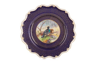 Lot 762 - ROYAL WORCESTER CIRCULAR SHAPED CABINET PLATE