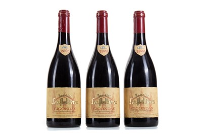 Lot 620 - 3 BOTTLES OF DOMAINE LES PALLIERES 2000 GIGONDAS