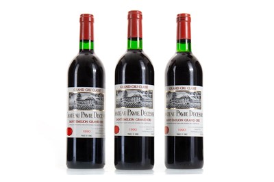 Lot 626 - 3 BOTTLES OF CHATEAU PAVIE DECESSE 1990 SAINT-EMILION