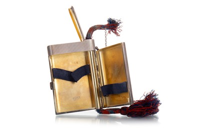 Lot 242 - ROYAL INTEREST, GEORGE V SILVER PRESENTATION COMBINATION CIGARETTE/VESTA CASE