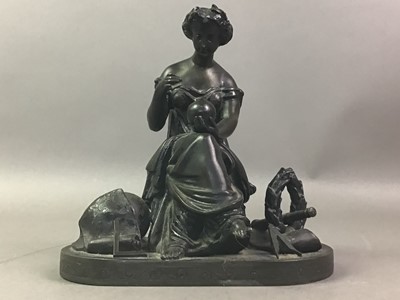 Lot 640 - PAIR OF FRENCH SPELTER FIGURES