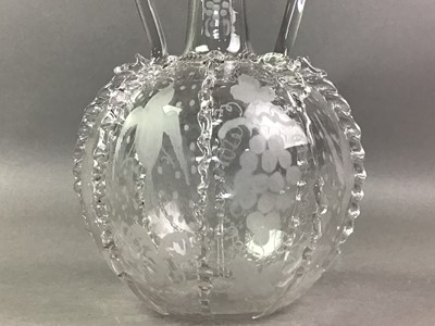 Lot 636 - DUTCH GLASS DECANTER