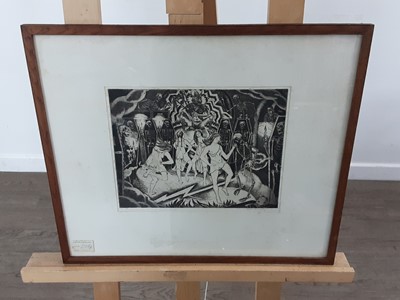 Lot 610 - TWO FRAMED ETCHINGS