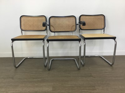 Lot 385 - AFTER MARCEL BREUER FOR HABITAT, SET OF SIX 'CESCA' CHAIRS