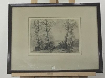 Lot 624 - ALPHONSE LEGROS (FRENCH/BRITISH 1837 - 1911)