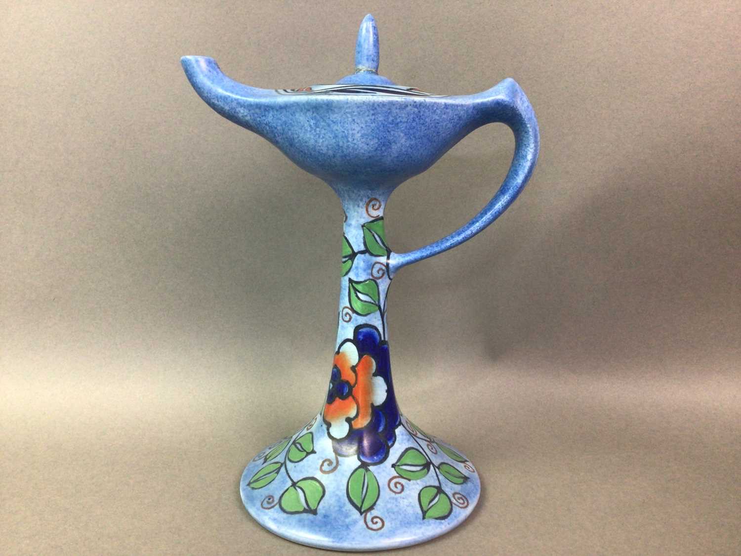 Lot 4 - CHAMELEON WARE ART DECO JUG