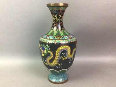Lot 12 - GROUP OF CHINESE CLOISONNE ITEMS