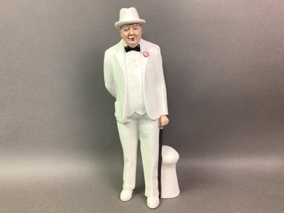 Lot 17 - ROYAL DOULTON FIGURE OF WINSTON CHURCHILL