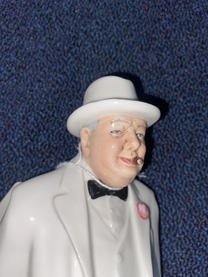 Lot 17 - ROYAL DOULTON FIGURE OF WINSTON CHURCHILL