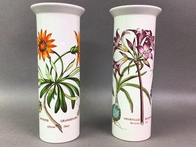 Lot 27 - PAIR OF PORTMEIRION VASES